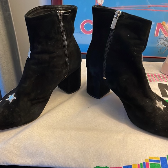 RAYE- Revolve Suede Star Ankle Boots - Picture 4 of 4
